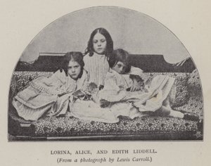 Lorina, Alice ve Edith Liddell (s/b fotoğraf)