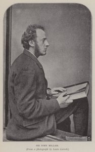 Sir John Millais (s/b fotoğraf) by Charles Lutwidge Dodgson