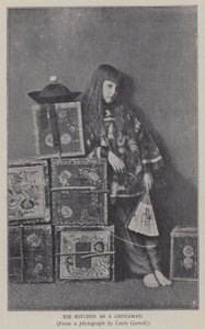Bir Çinli olarak Xie Kitchin (s/b fotoğraf) by Charles Lutwidge Dodgson