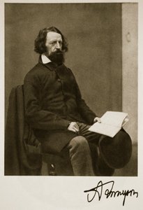 Alfred, Lord Tennyson, 28 Eylül 1857 (sepya fotoğrafı) by Charles Lutwidge Dodgson