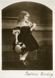 Beatrice Henley, Eylül 1862 (sepya fotoğrafı) by Charles Lutwidge Dodgson
