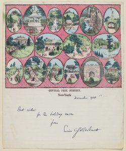 Central Park Manzarası (New York) by Charles Magnus