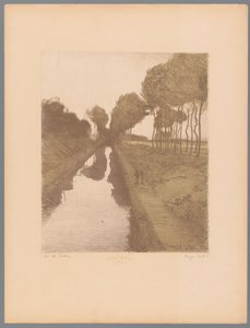 Bir kanal boyunca iki yürüyüşçü Manzaralar (dizi başlığı) Suite des Paysages (dizi başlığı)