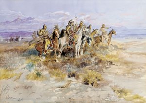 Hint İzcilik Partisi, 1897 by Charles Marion Russell