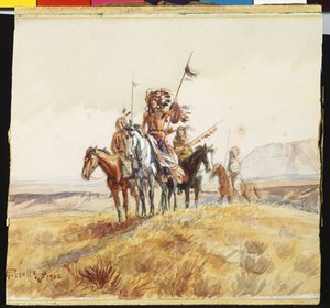 Hint Savaş Partisi, 1902 by Charles Marion Russell