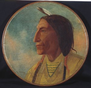 Baş Kurt Elbisesinin Portresi, 1892 by Charles Marion Russell