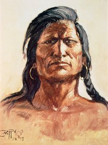 Şoşoni Kabilesi by Charles Marion Russell