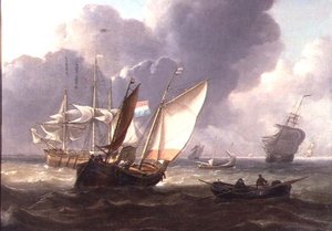 Bir Dalgada Hollandalı Üç Usta ve Küçük El Sanatları by Charles Martin Powell