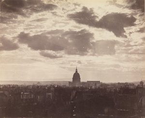 [Paris Üzerinden Bulut Çalışması], 1850