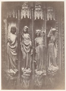 Kötülükleri Ezici Erdemler, Strasbourg Katedrali by Charles Marville