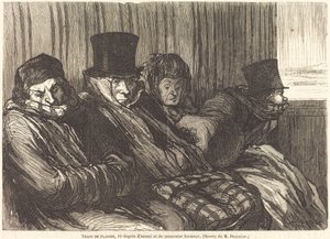 eğlenceli tren by Charles Maurand after Honoré Daumier