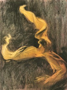 Loie Fuller Sarı Elbise, c. 1895.