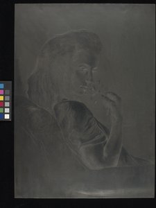 La Rose Thé Tabağı (Çay Gülü) (çelik) by Charles Maurin