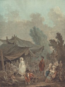 Noce de Köy Köyü Düğünü, 1785. by Charles Melchior Descourtis
