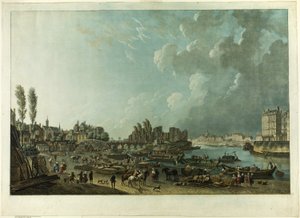 St. Paul Limanı, Paris by Charles Melchior Descourtis