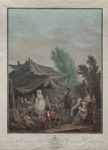 Köy Düğünü by Charles Melchior Descourtis