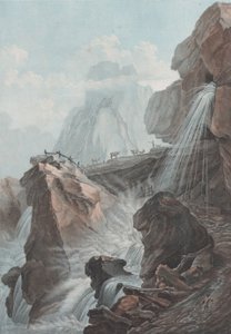 Gelten şelalesinin görünümü, 1785.