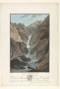 Aare nehrinden Waterval Aare