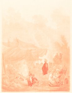 Noce de Village (Köy Düğünü) by Charles Melchior Descourtis after Nicolas Antoine Taunay