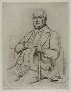 Casimir Le Conte, 1856. by Charles Meryon