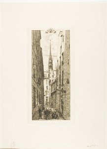 Chantrey Caddesi, Paris by Charles Meryon