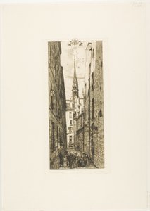 Chantrey Caddesi, Paris by Charles Meryon