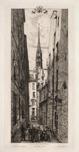 Chantrey Caddesi, Paris by Charles Meryon