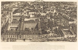Collège Henri IV, Paris veya Lycée Napoléon (Henry IV College veya Napoleon School, Paris) by Charles Meryon