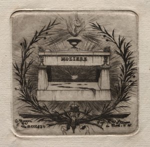 Paris Gravürleri: Pere Lachaise Mezarlığı