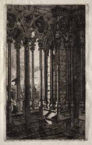 Paris Gravürleri: Notre Dame Galerisi by Charles Meryon