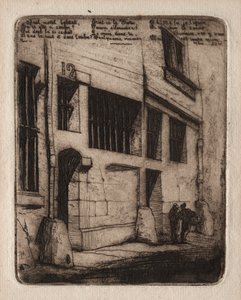 Paris Gravürleri: Kötü Çocuklar Sokağı by Charles Meryon