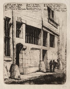 Paris Gravürleri: Kötü Çocuklar Sokağı by Charles Meryon