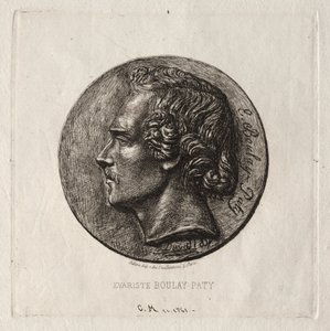 Evariste Boulay-Paty, Şair, 1861. by Charles Meryon