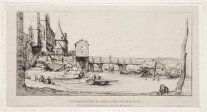 Yaya Köprüsü 1621, 1860 yangınından sonra Paris