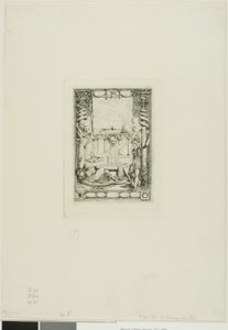 Thomas De Leu Gravürleri Kataloğu için Ön Kapak by Charles Meryon
