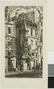 Kuleli Ev, rue de la Tixéranderie, Paris by Charles Meryon