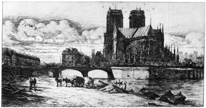 LAbside, c1841-1868 1924 by Charles Meryon
