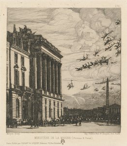Donanma Bakanlığı, Paris (The Admiralty, Paris) by Charles Meryon