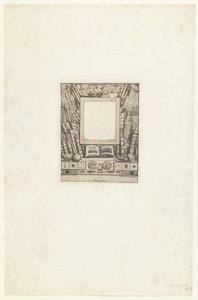 Armand Guérard portresi için Omlijsting voor portrait van Armand Guéraud Çerçeveleme projesi by Charles Meryon