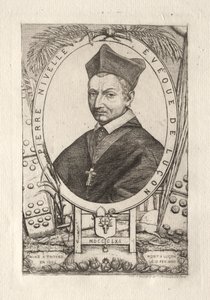 Pierre Nivelle, Luzon Piskoposu, 1861. by Charles Meryon