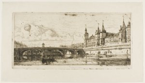 Pont au Change, Paris by Charles Meryon