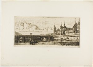 Pont au Change, Paris by Charles Meryon