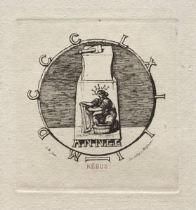 Rebus: İşte 1863 tarihli eski kan davası. by Charles Meryon
