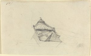 "Le Pont-au-Change" için Seine Teknesi by Charles Meryon