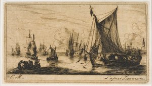 Güney Denizi Balıkçıları by Charles Meryon