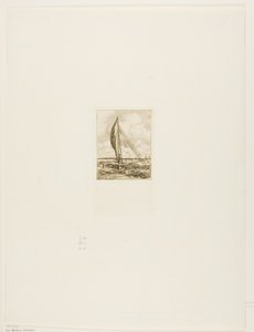 Swift-Sailing Proa, Mulgrave Takımadaları, Okyanusya by Charles Meryon