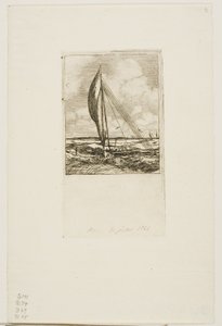 Swift-Sailing Proa, Mulgrave Takımadaları, Okyanusya by Charles Meryon