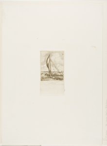 Swift-Sailing Proa, Mulgrave Takımadaları, Okyanusya by Charles Meryon
