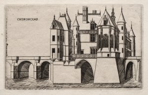 Chenonceau Şatosu by Charles Meryon