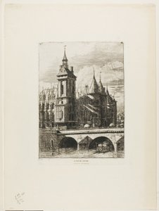 Saat Kulesi, Paris by Charles Meryon